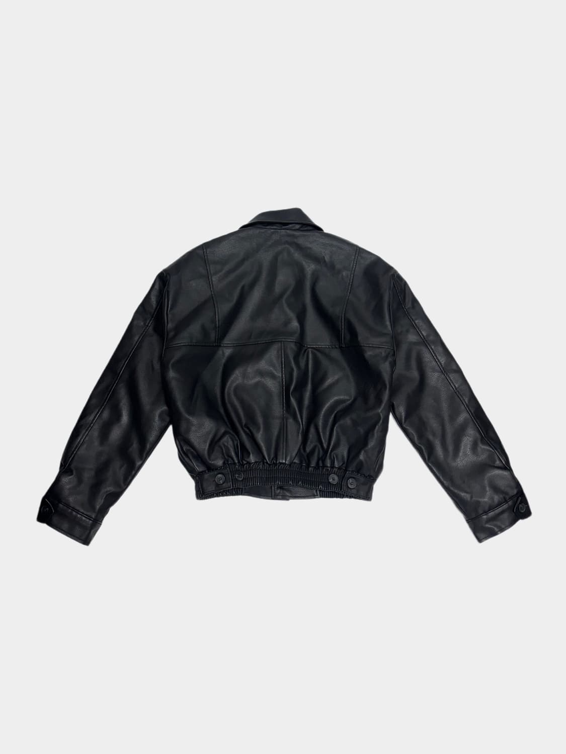 veil 레더 블루종 자켓 상품이미지9