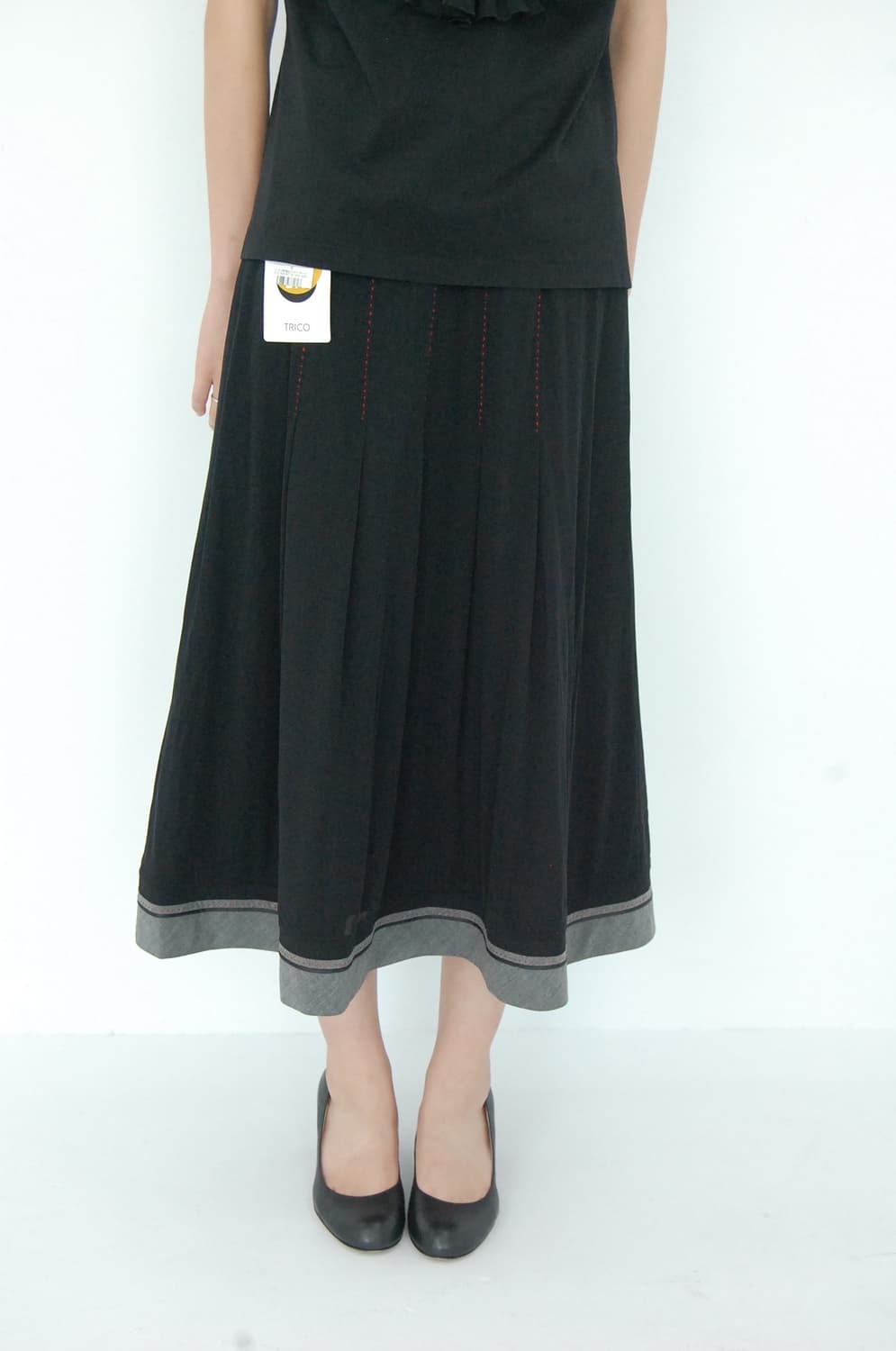 Hiroko bis mesh pleats Skirt 상품이미지4