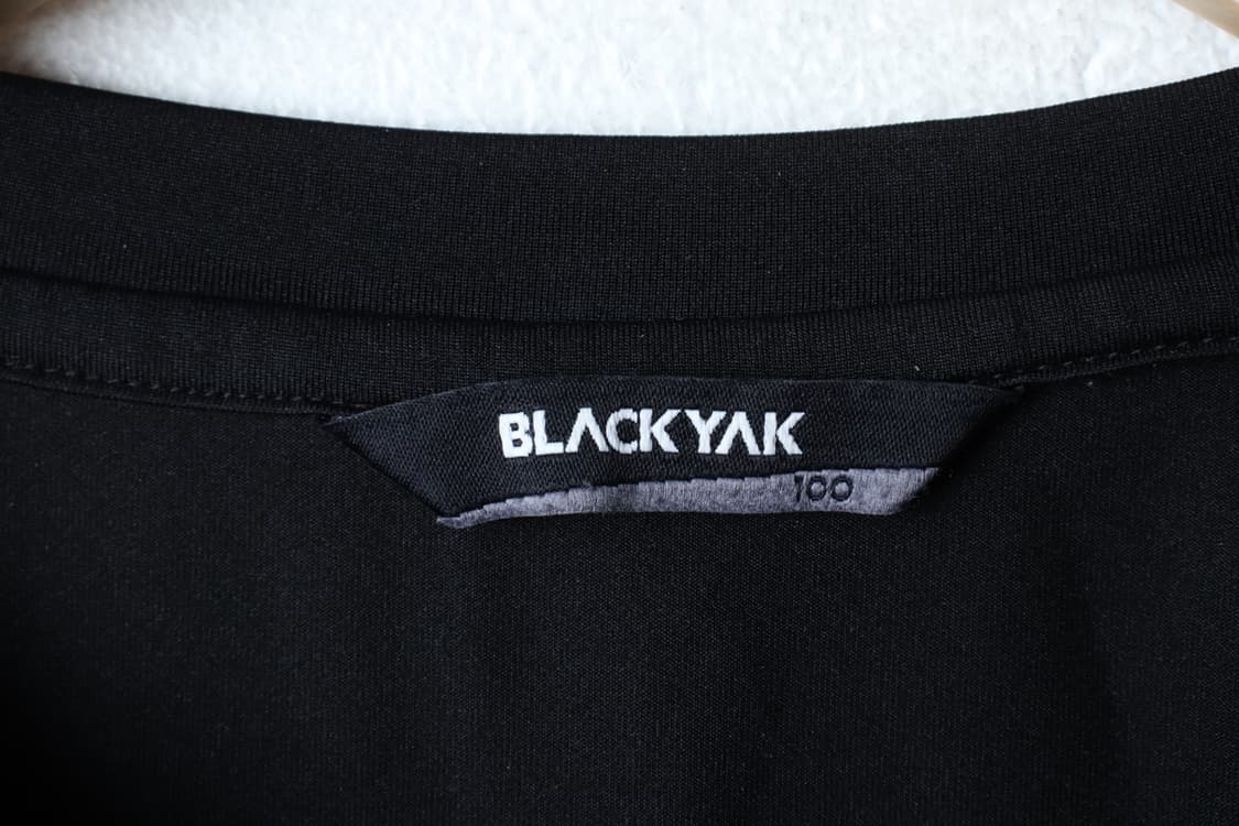 (L-XL) 블랙야크 반팔 티셔츠 기능성 스몰로고 블랙-H32961 상품이미지6