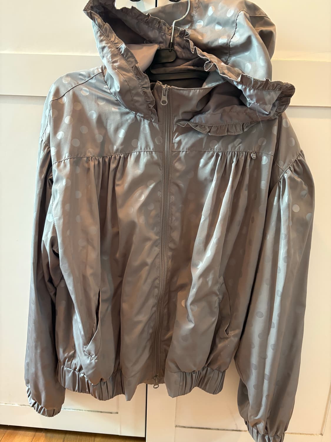 론론 도트 후드 바람막이  상품이미지4