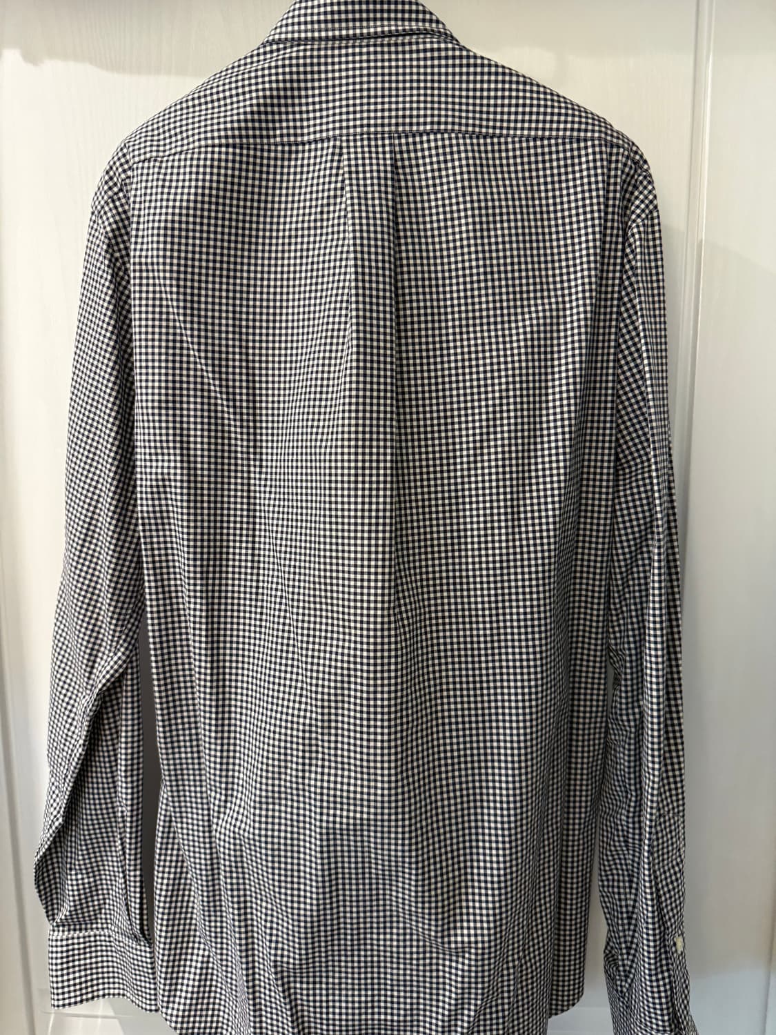 폴로 깅엄체크 셔츠 s 상품이미지4