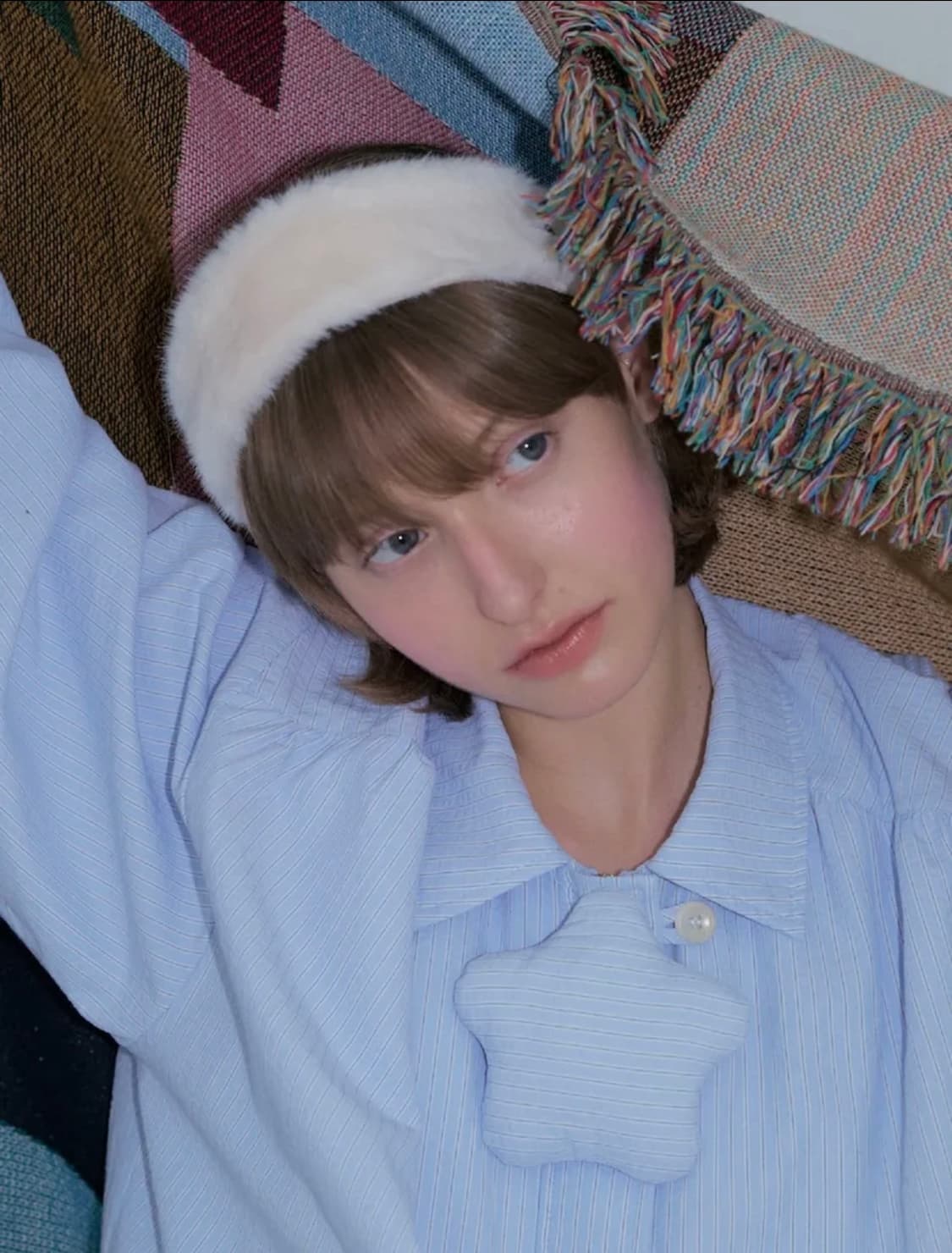 포에지담 헤어밴드 크림 상품이미지1