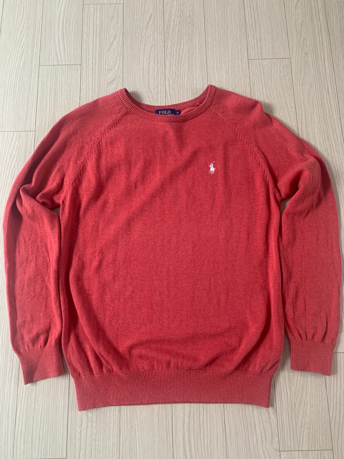 폴로 랄프로렌 핑크 니트 스웨 상품이미지1