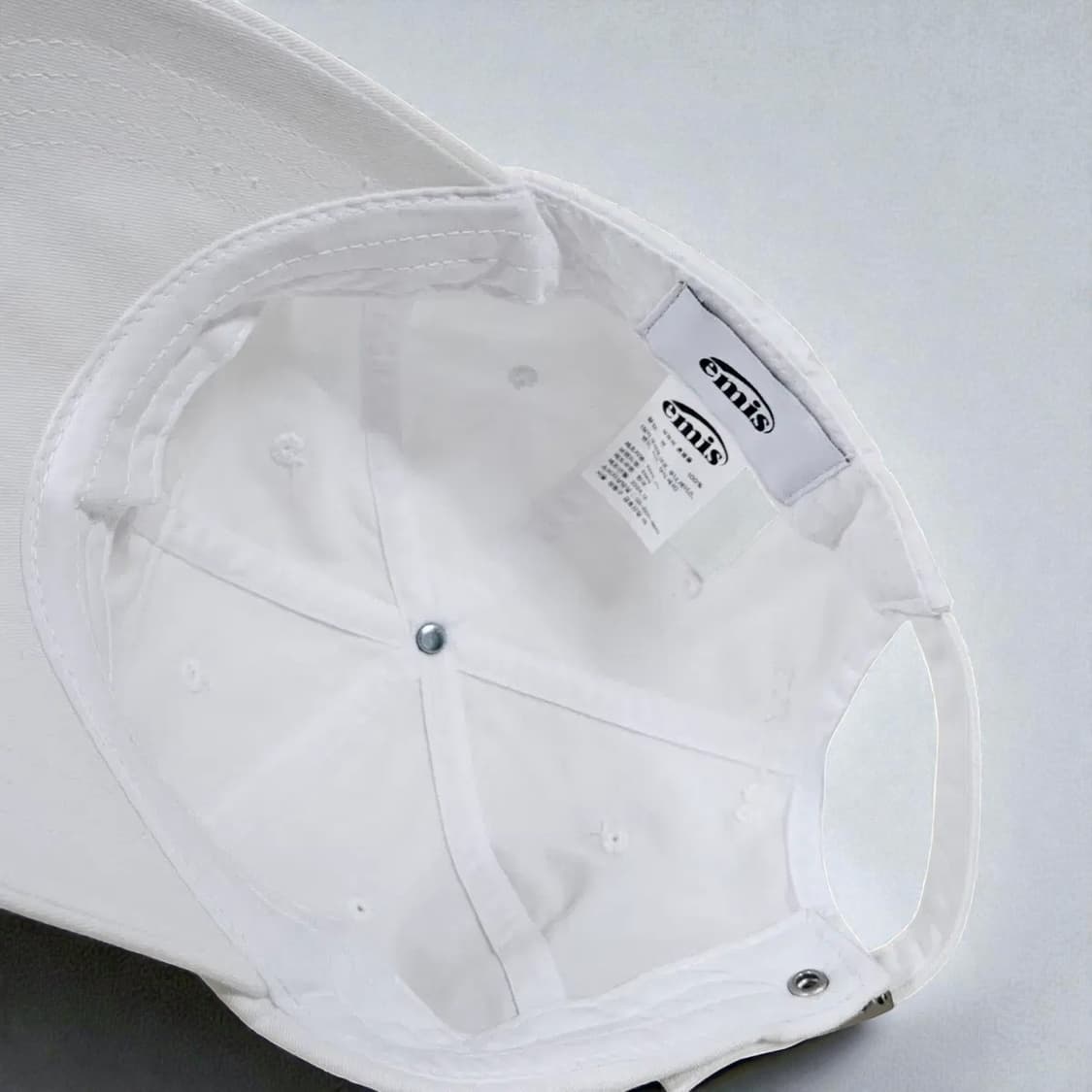 EMIS 이미스 화이트 볼캡 모자 2024년식 상품이미지5