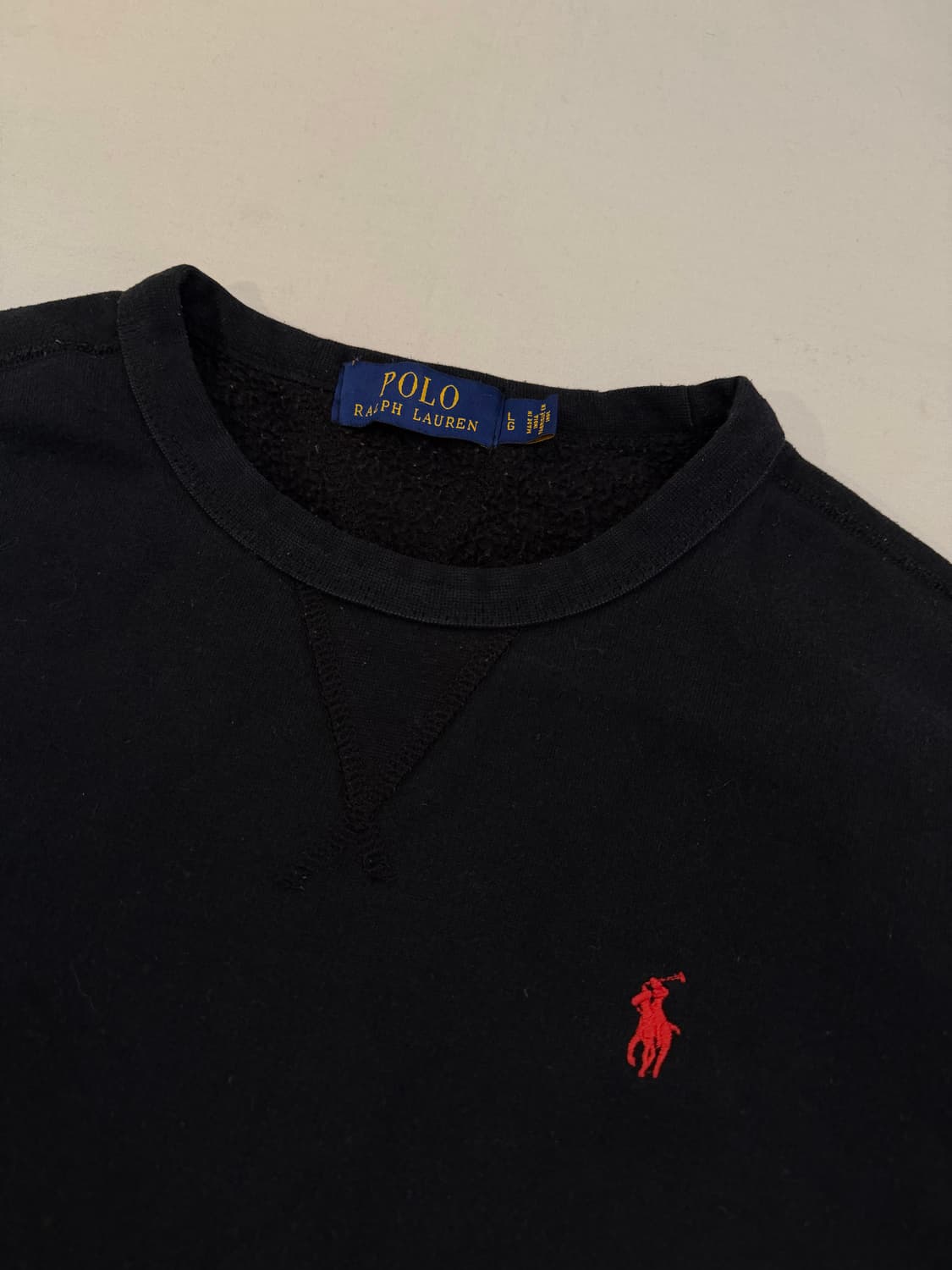 폴로 랄프로렌 맨투맨 스웻셔츠 블랙 상품이미지2