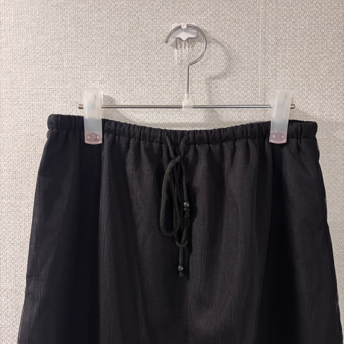블랙 레이어드 스커트 상품이미지6