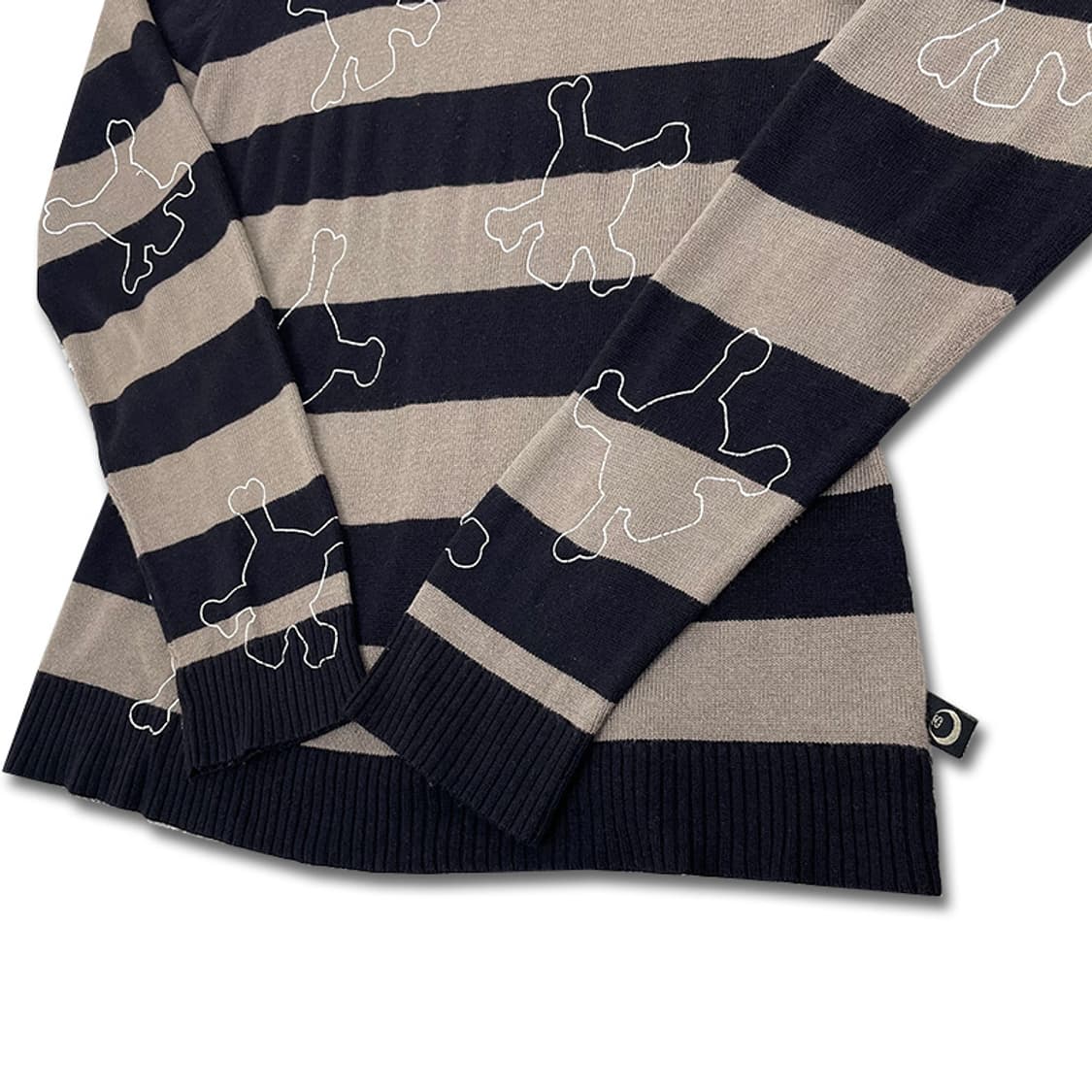 올드 스투시 스컬 패턴 니트 상품이미지4