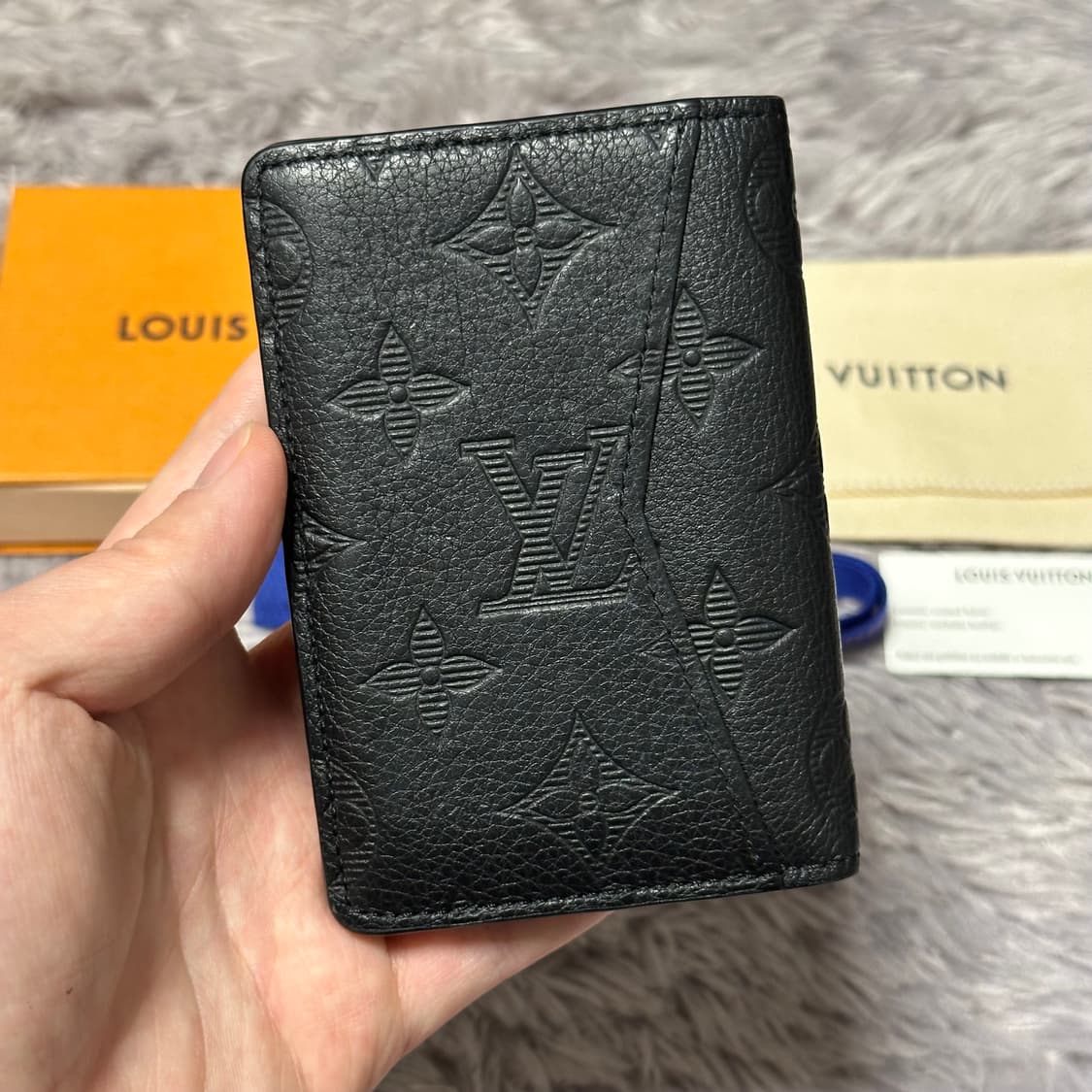 [풀구성] 루이비통 이클립스 쉐도우 오거나이저 카드지갑 블랙 상품이미지2