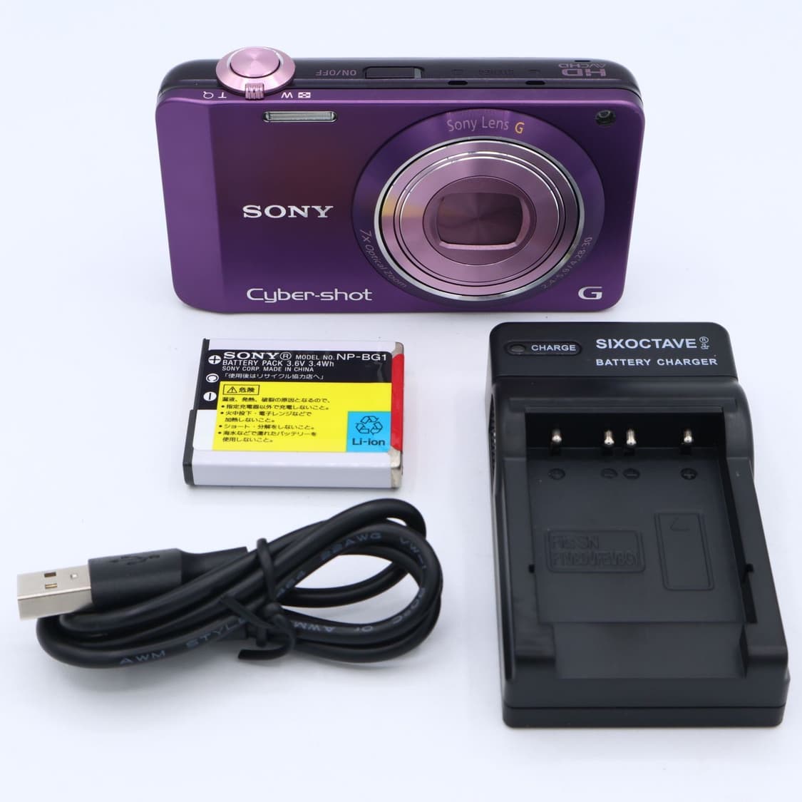 소니 사이버샷 DSC-WX10 바이올렛 빈티지디카 SONY 퍼플 카메라 상품이미지1