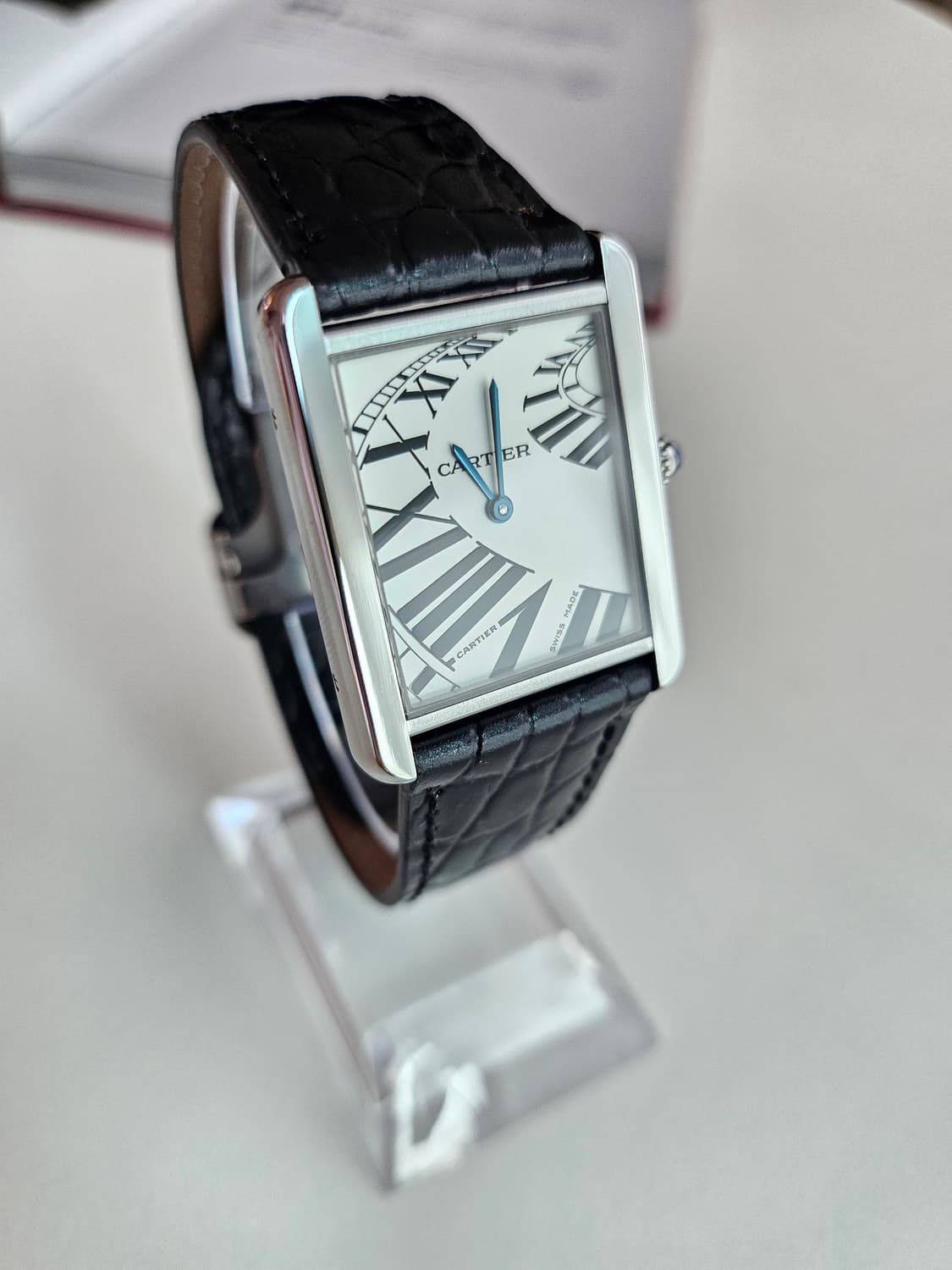 까르띠에 탱크솔로 스틸 라지 (피아노판) 상품이미지2