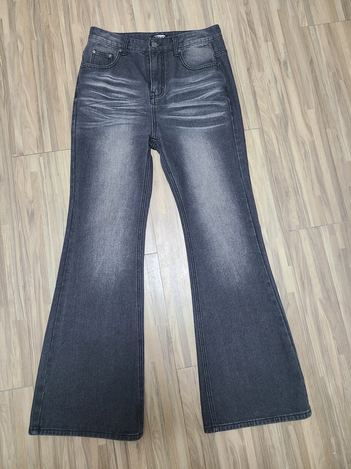 Dnsr 시그니처 플레어 데님 팬츠 빈티지블랙 M 새상품 상품이미지3