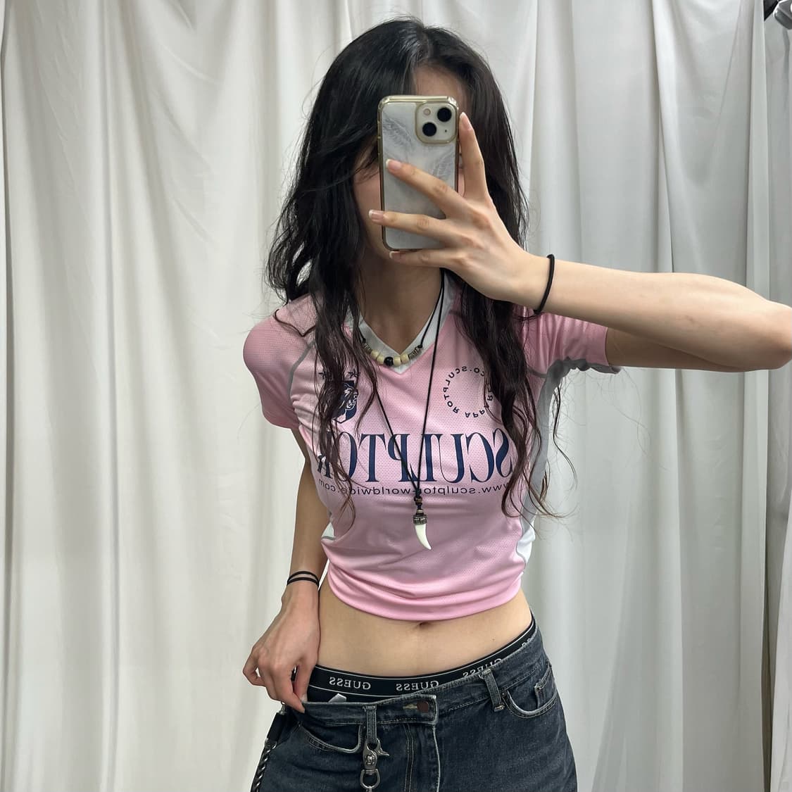 Sculptor pink jersey T-shirts 상품이미지2