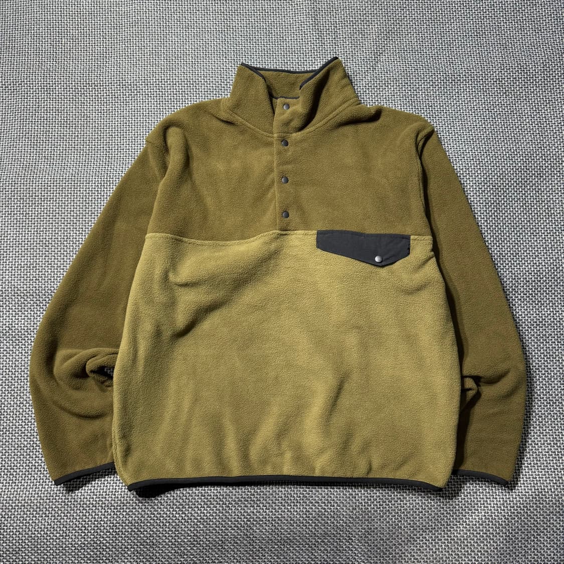 (새상품) 빈티지 아웃도어 플리스 스냅티 상품이미지1