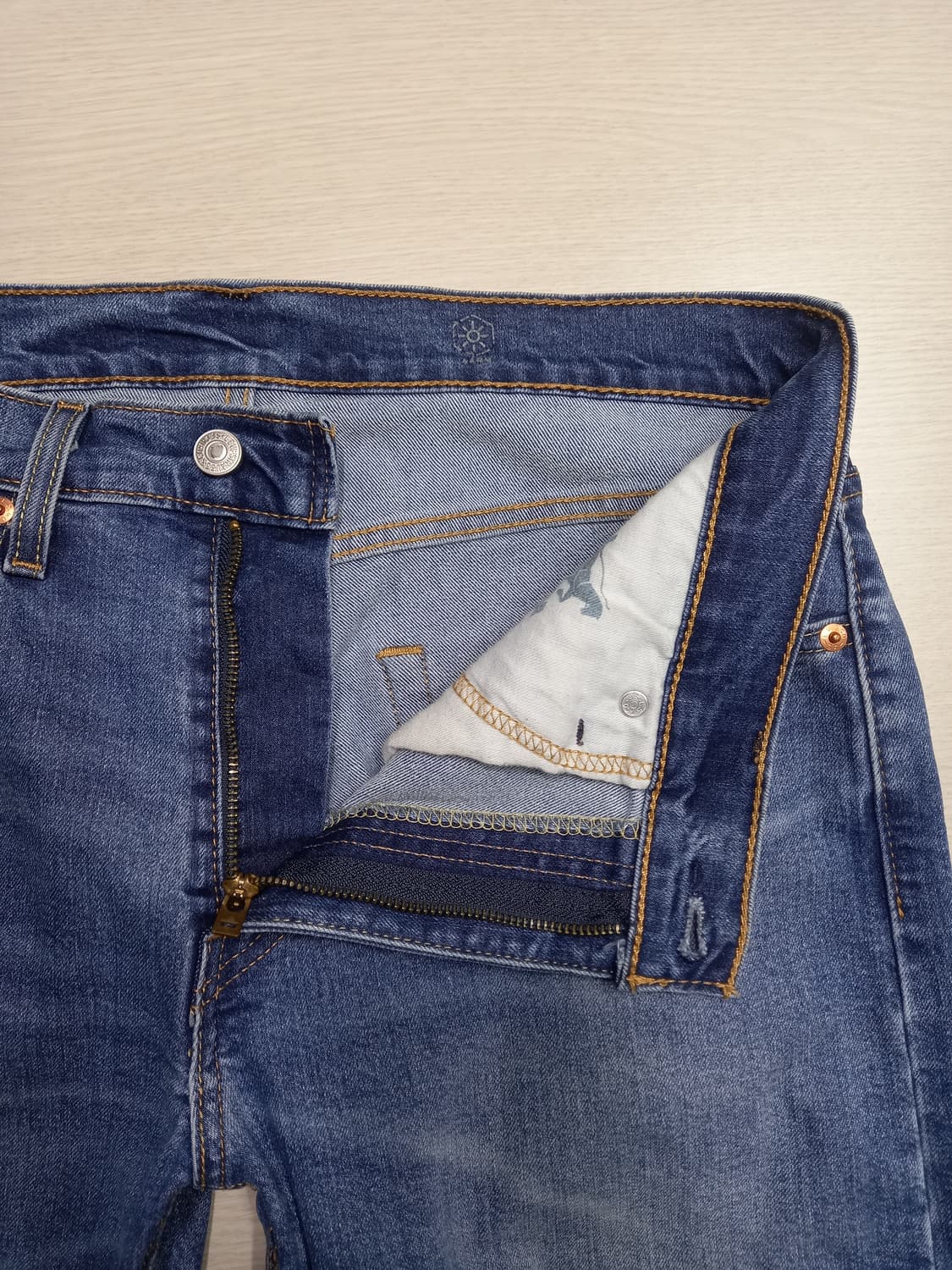 33 리바이스502 warm 워싱 스판 슬림일자진 33-452 상품이미지8