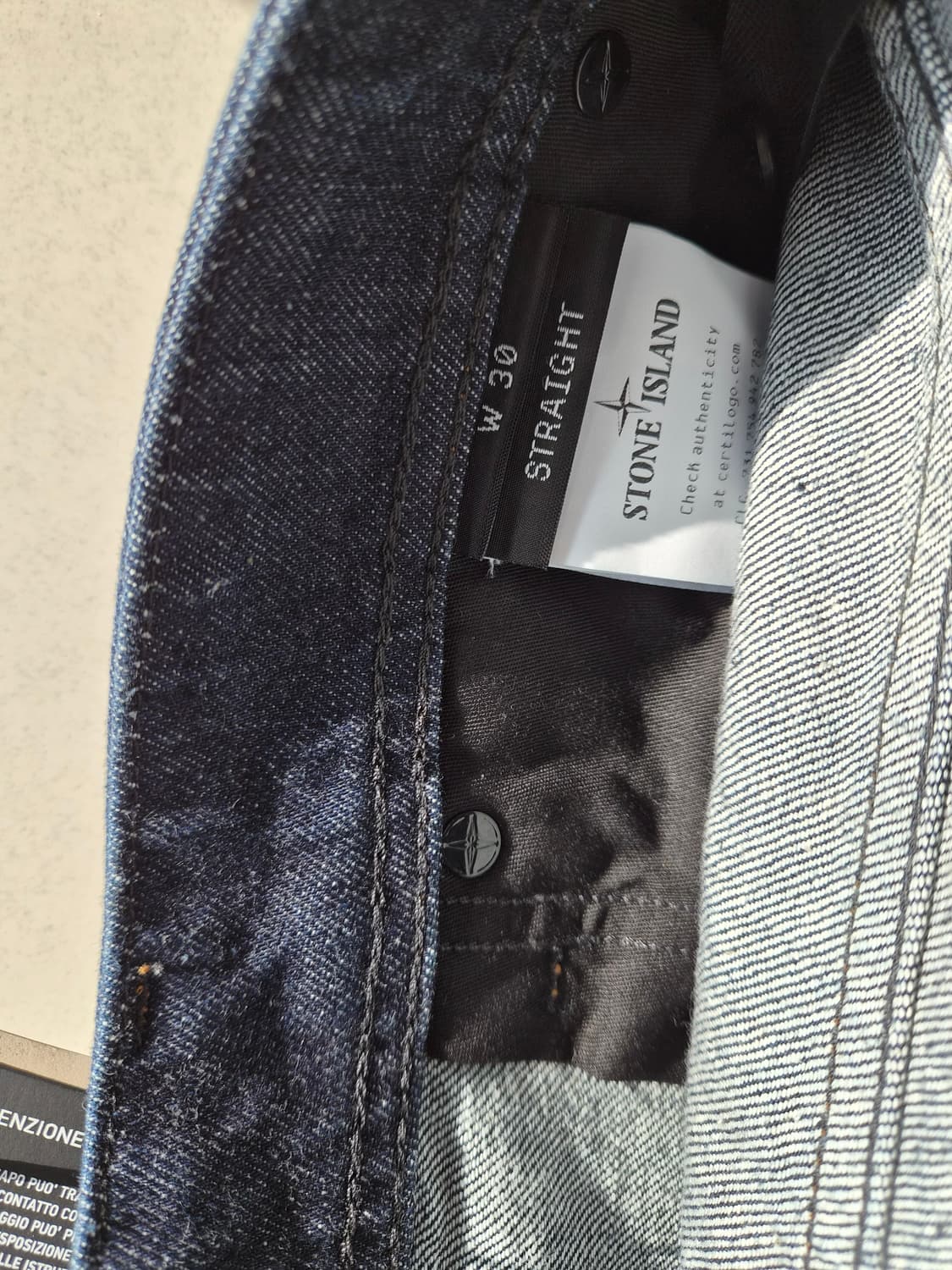 스톤아일랜드 인디고 데님 스트레이트 30 상품이미지4