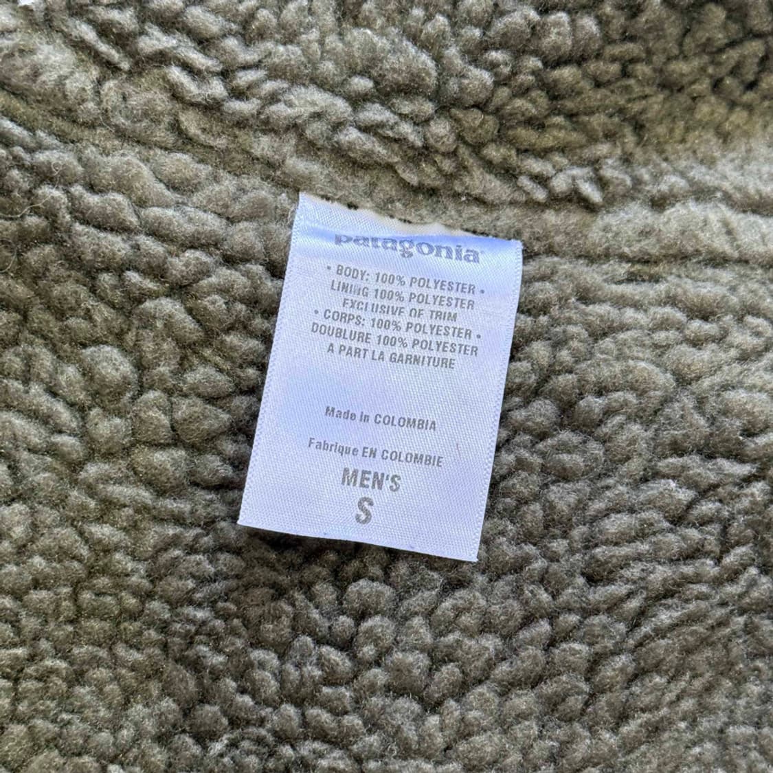 [S] 파타고니아 빈티지 글리세이드 리버시블 딥파일 신칠라 카키/그린 상품이미지4