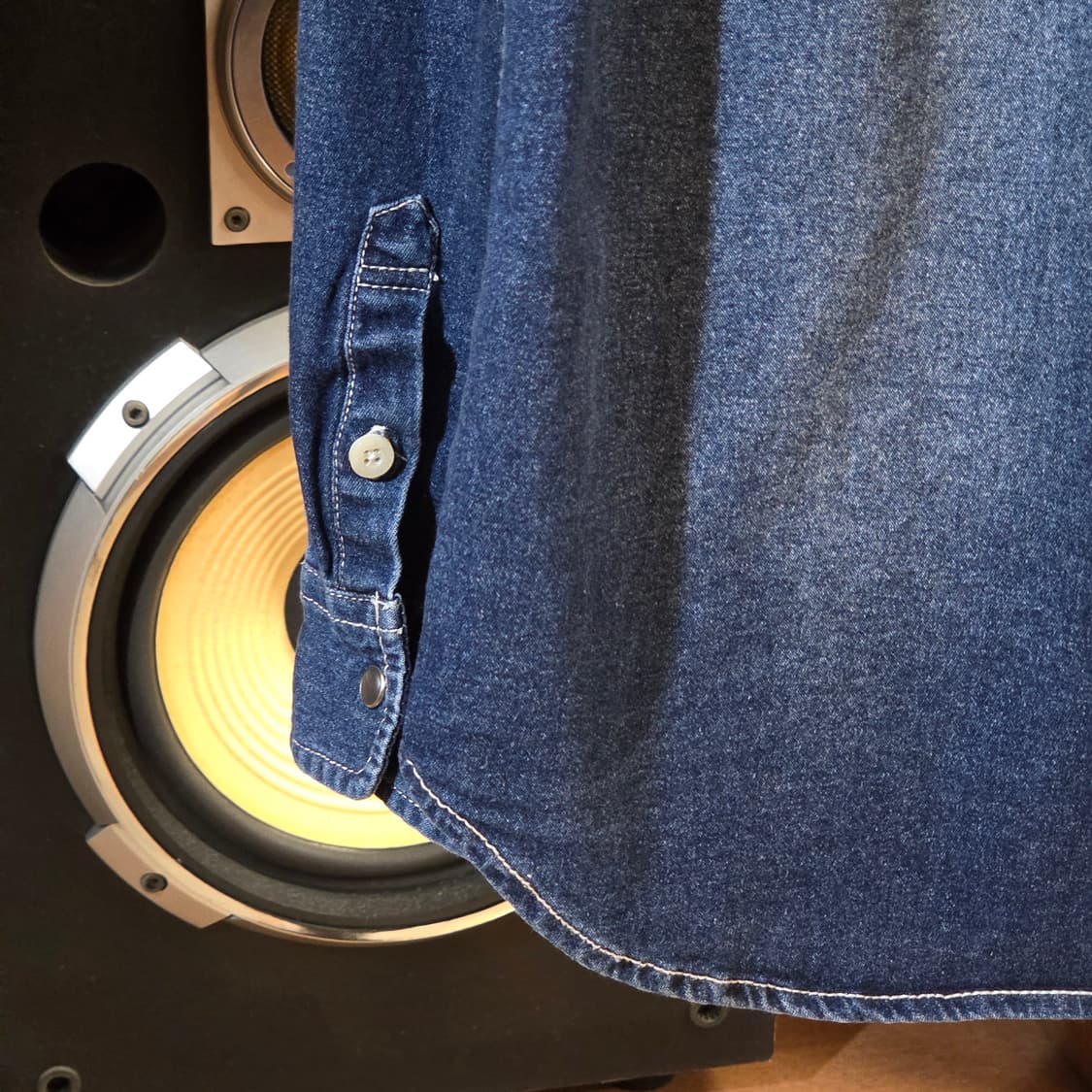 JPN 노턴 백자수 데님 셔츠 상품이미지4