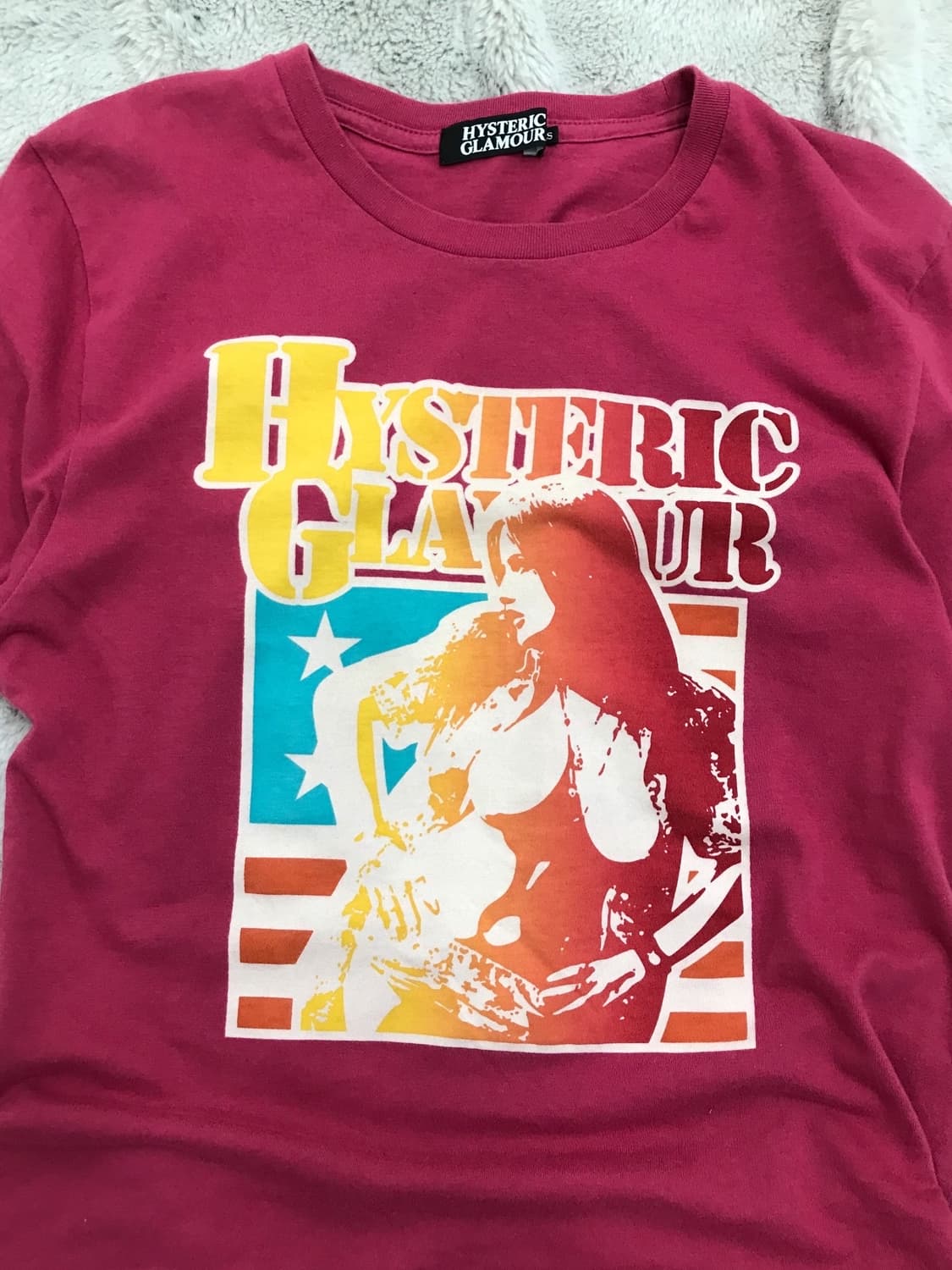 < Hysteric Glamour His girl Pink T-shirt 상품이미지8