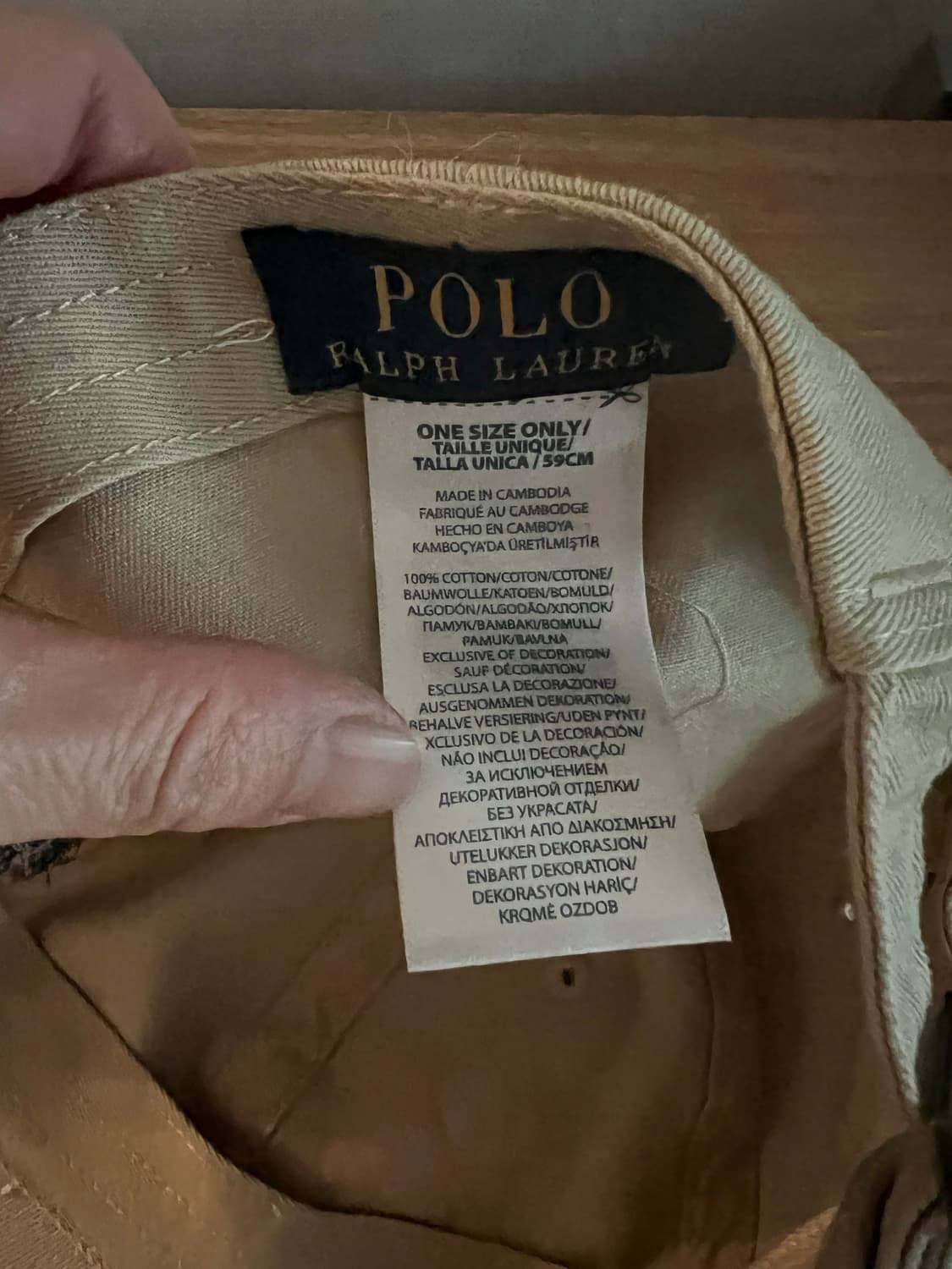 폴로 베어 자수 볼캡 상품이미지5