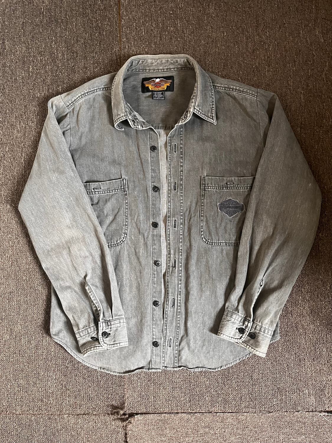 할리 데이비슨 데님 셔츠 상품이미지1