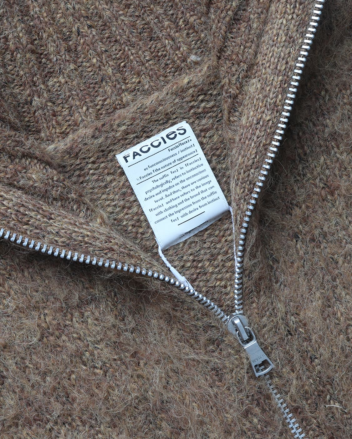 FACCIES Shaggy Drivers Knit Jacket 상품이미지9