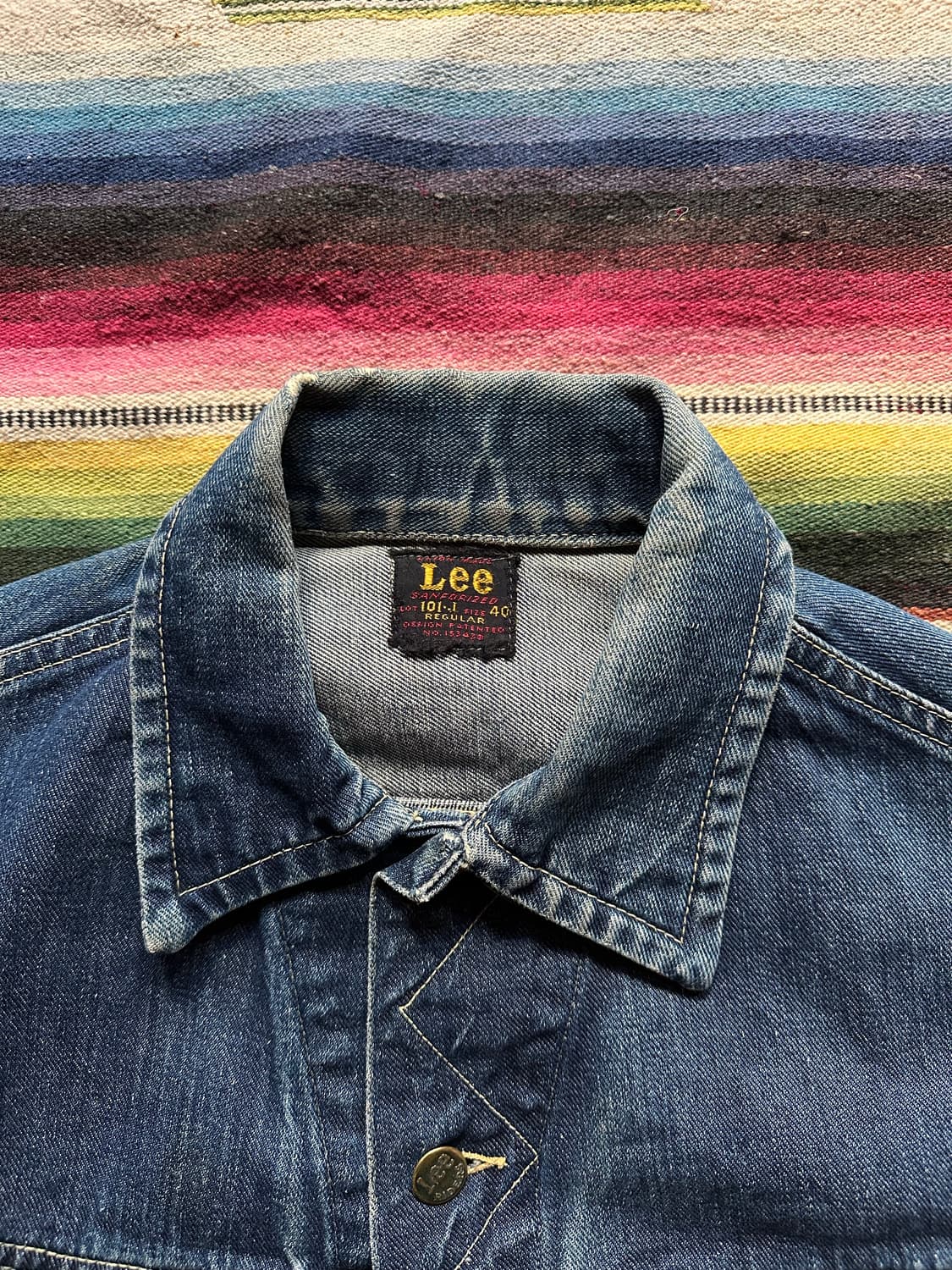 50s USA LEE 101-J Denim Jacket 상품이미지3