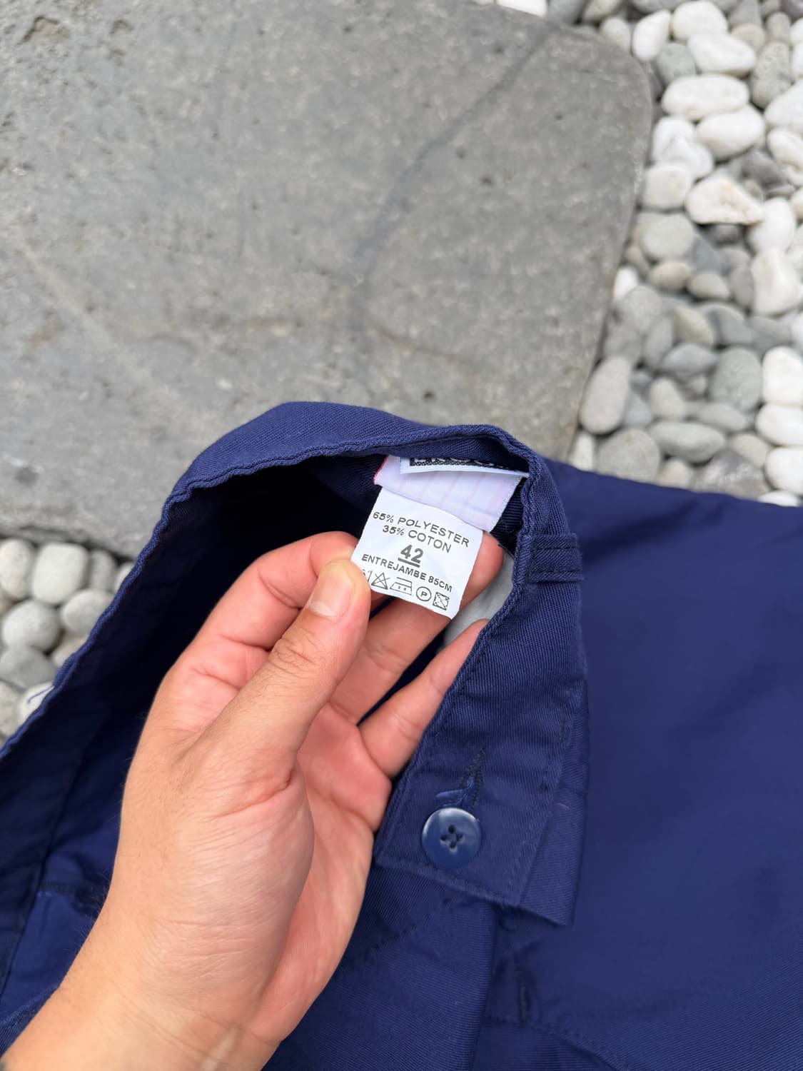 1990s ERGOS FRENCH NAVY BLUE 프렌치워크팬츠 상품이미지6