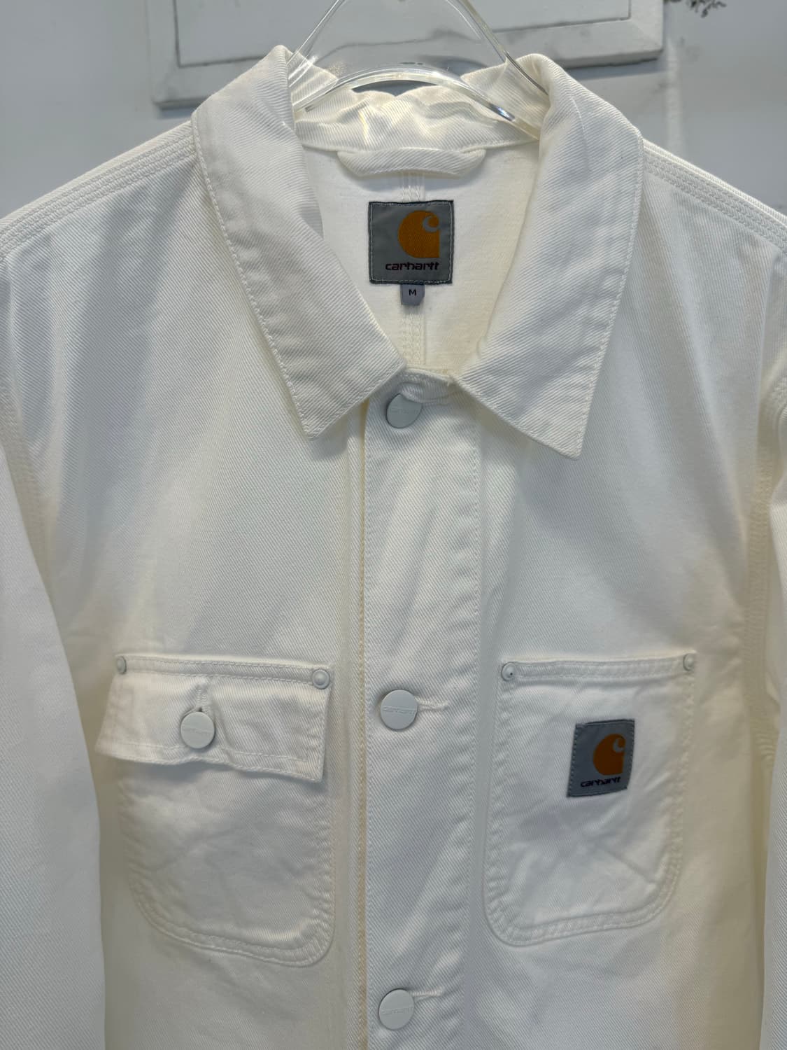 Carhartt White Denim Jacket 상품이미지2