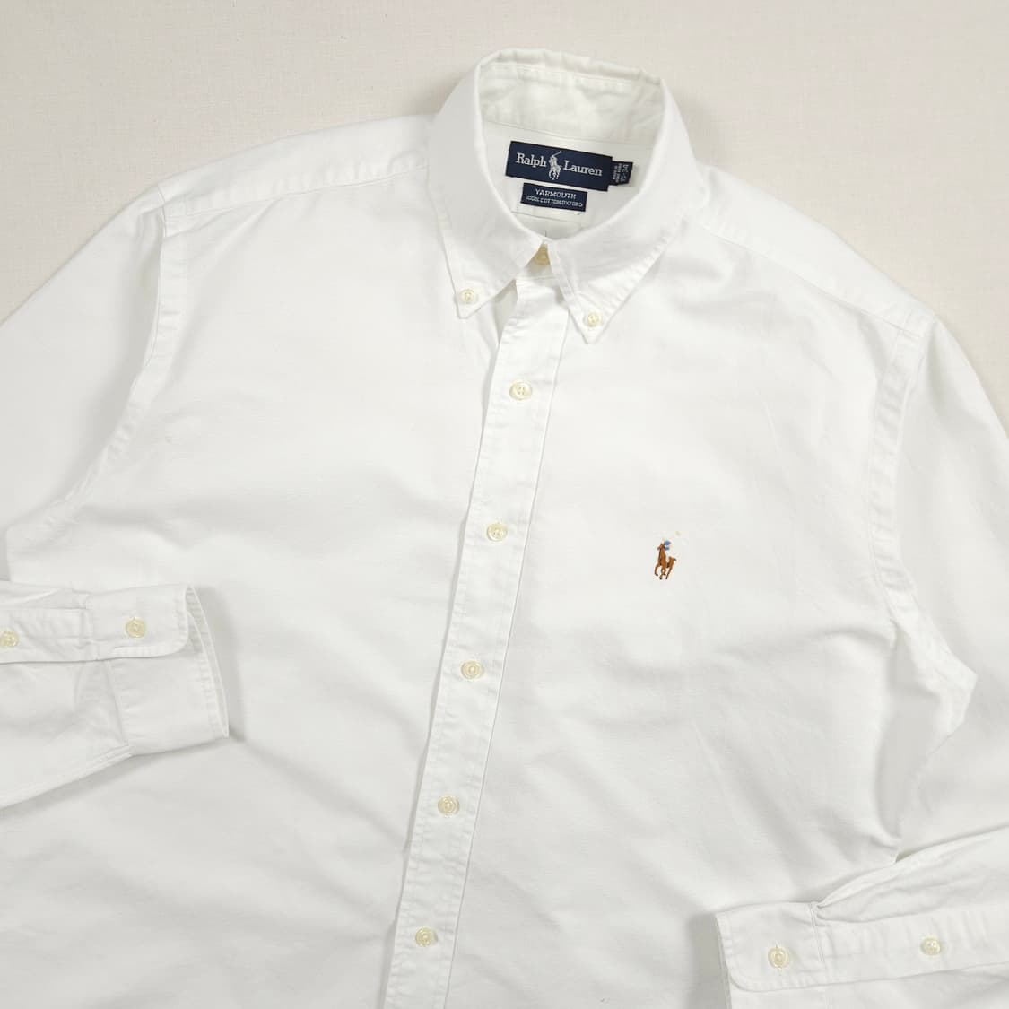 L(100) 폴로 랄프로렌 코튼 화이트셔츠 상품이미지1