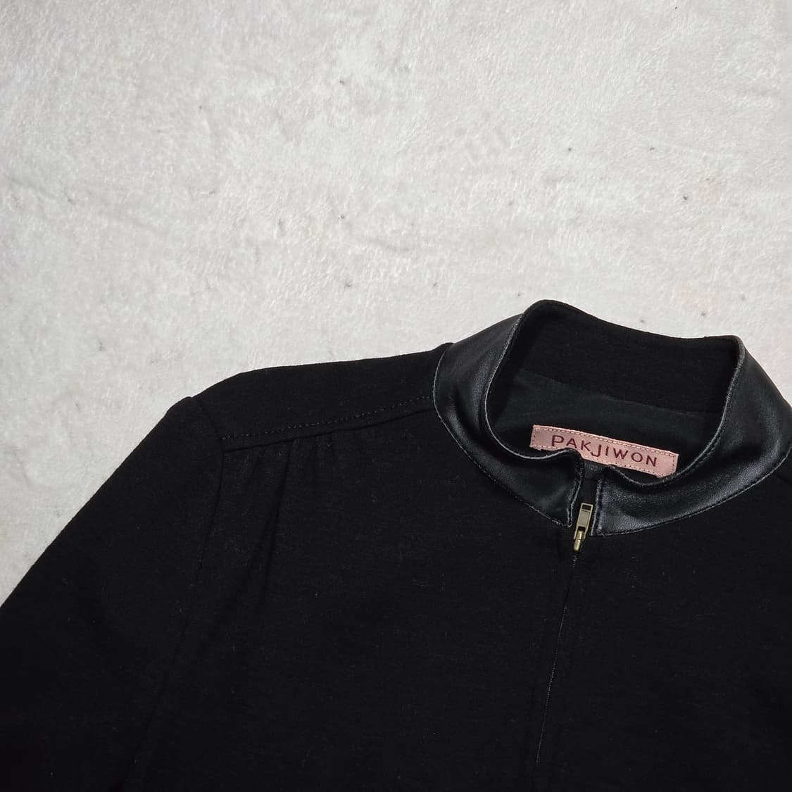 디자이너 박지원 블랙 모 자켓 상품이미지2