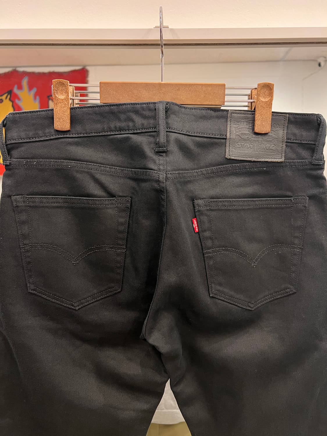 Levis 리바이스 블랙 데님 팬츠 (34inch) 상품이미지6
