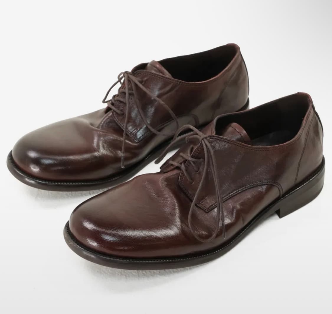 홀리 홀스하이드 컴포트 더비 슈즈 브라운 상품이미지1