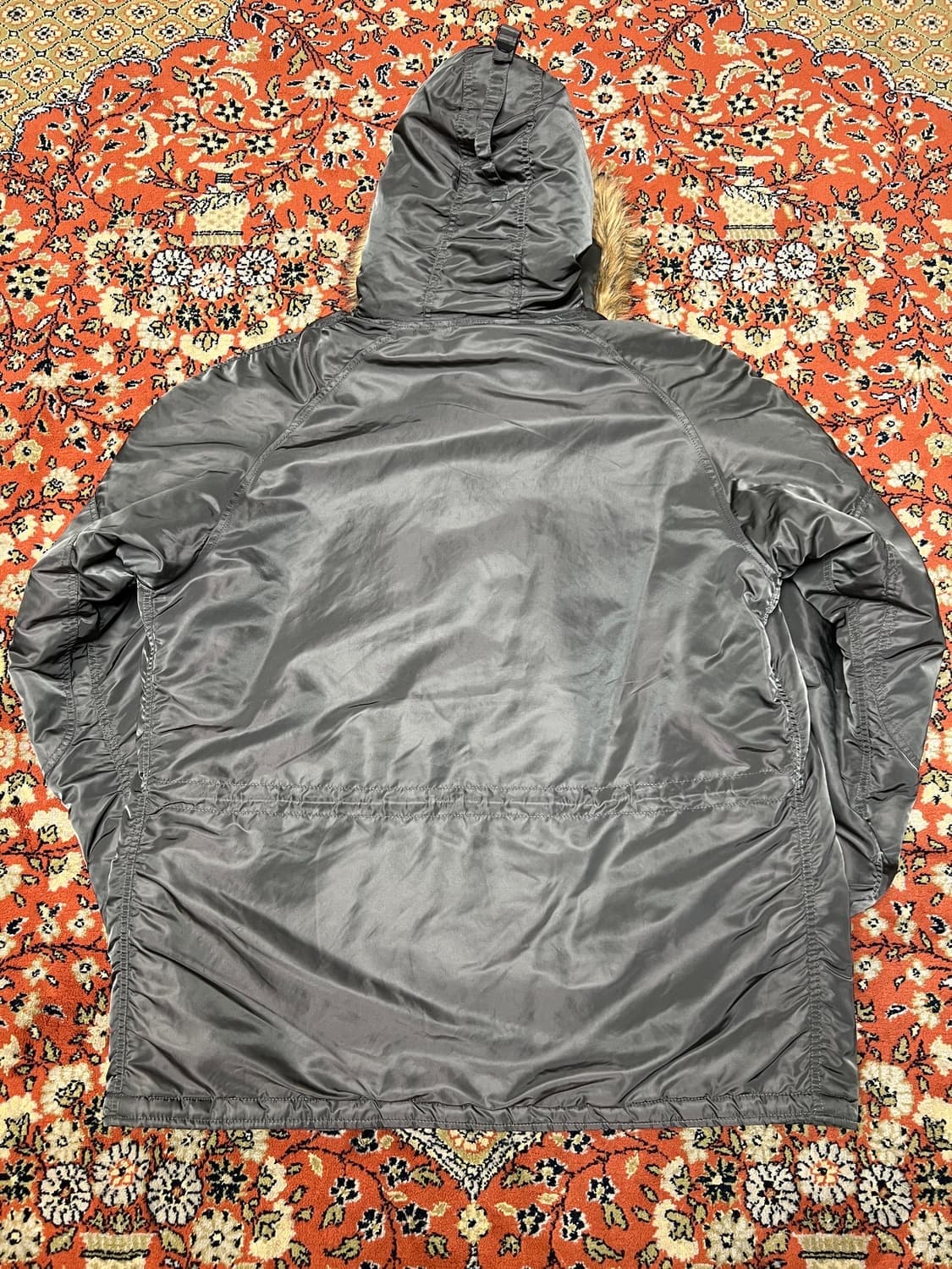 [급처] 알파인더스트리 N-3B 파카 XL 카키 그레이 상품이미지2