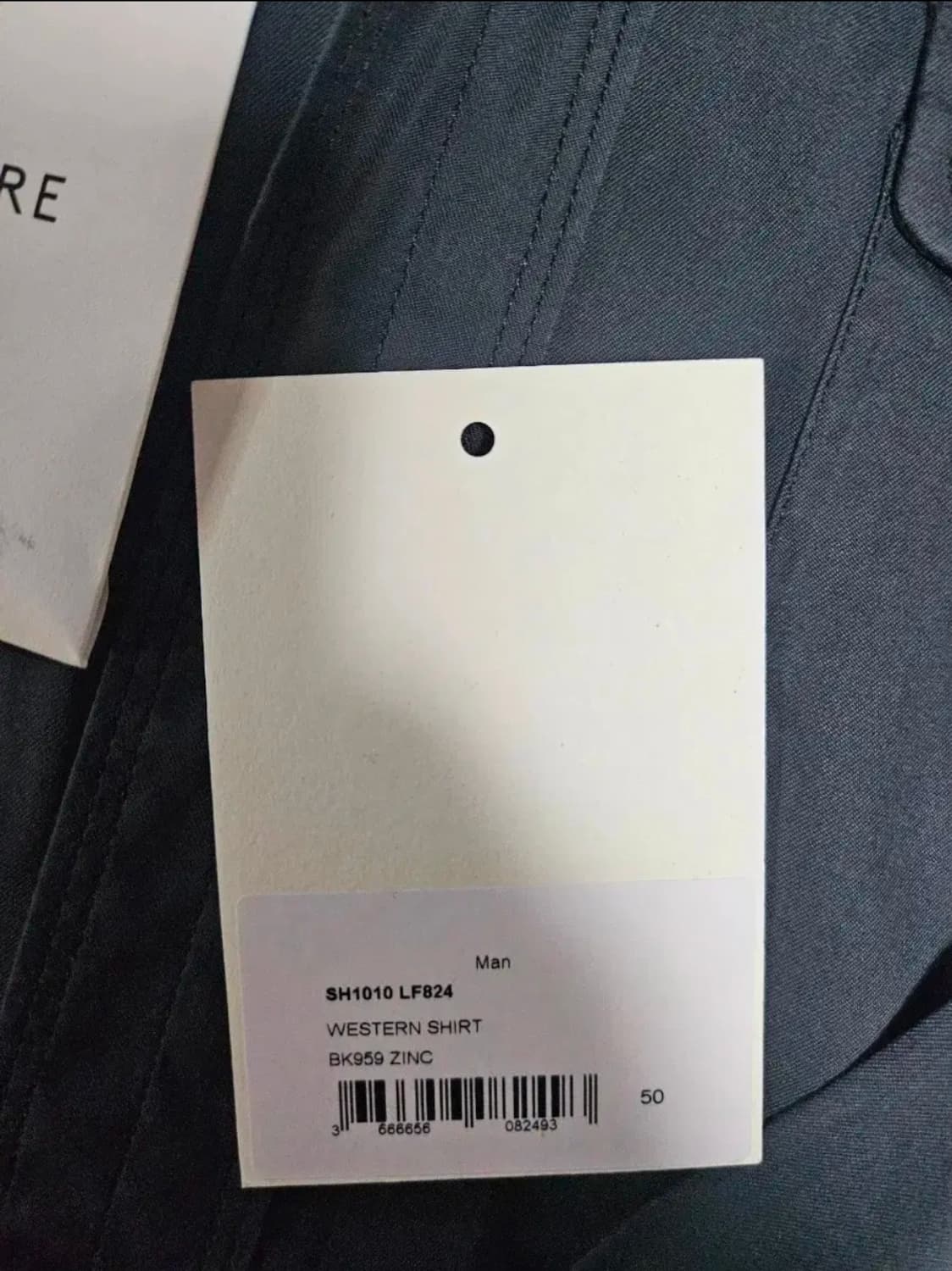 르메르 웨스턴 셔츠 징크 색상 판매합니다. 상품이미지4