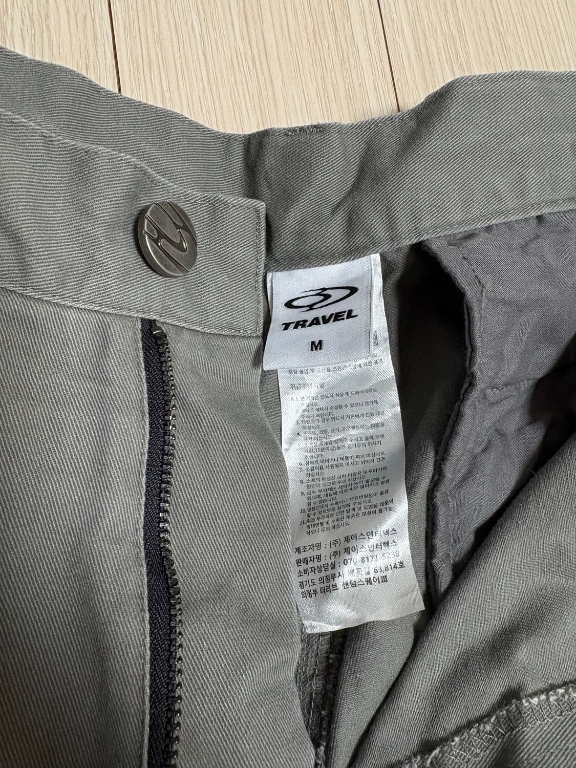 트래블 카고 바지 카고팬츠 카키그레이 상품이미지2