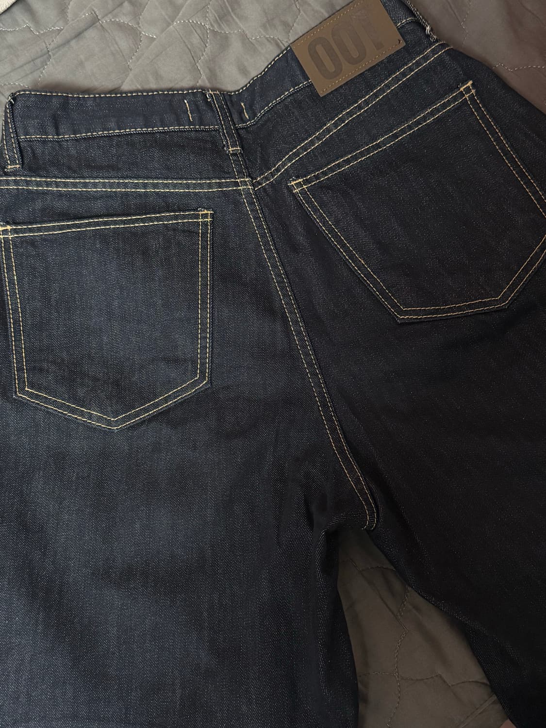 OOT 생지 스탠다드 와이드팬츠 S 상품이미지5