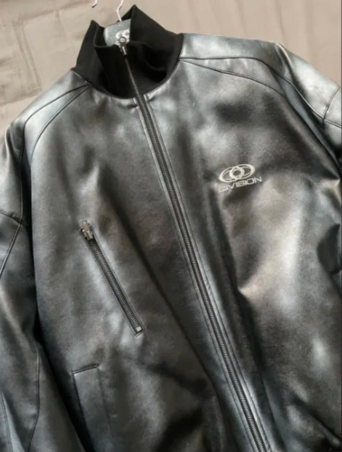 Civision csc 스노우 레더 봄버 자켓 상품이미지1