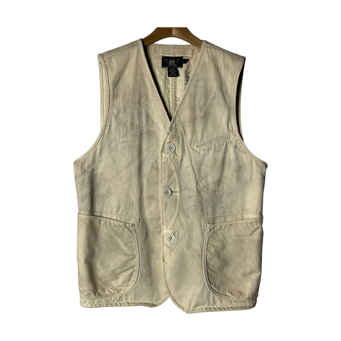 [RRL] 더블알엘 캔버스 헌팅 베스트 상품이미지1