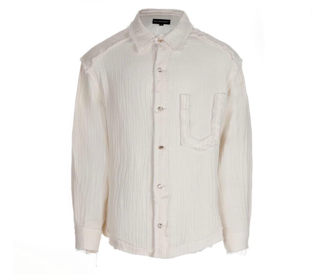 surgery destroyed gauze shirts 'ivory' 상품이미지3