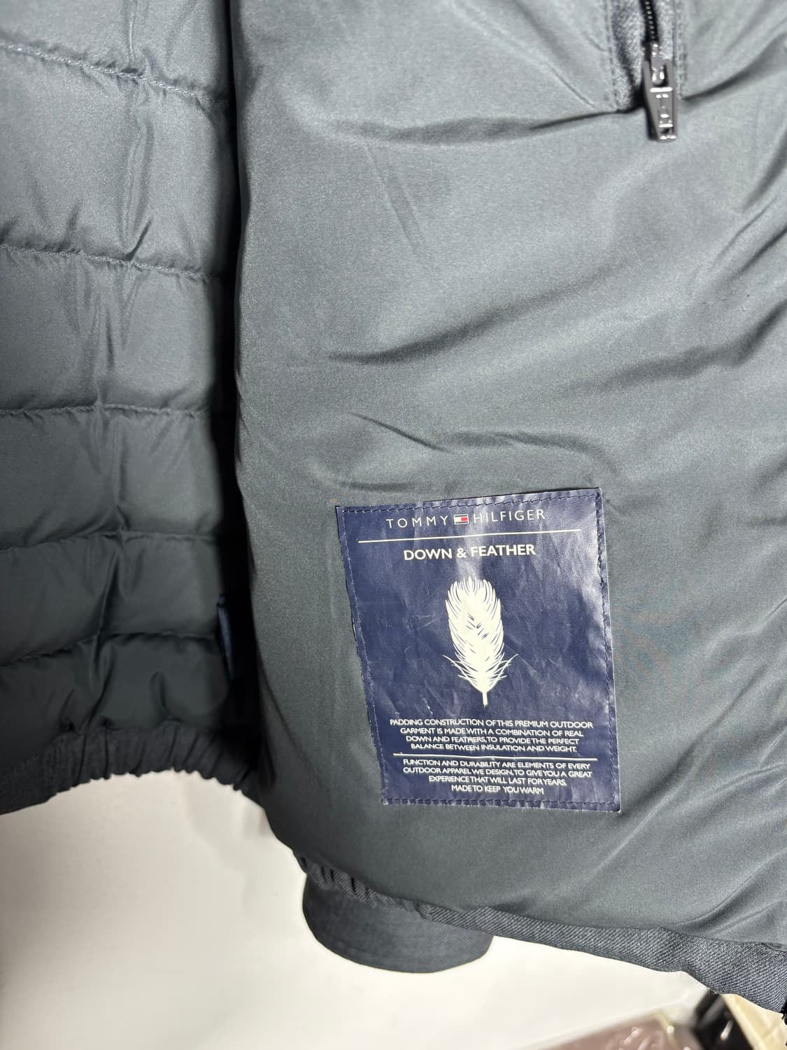 Tommy hilfiger 타미 힐피거 그레이 패딩 상품이미지4