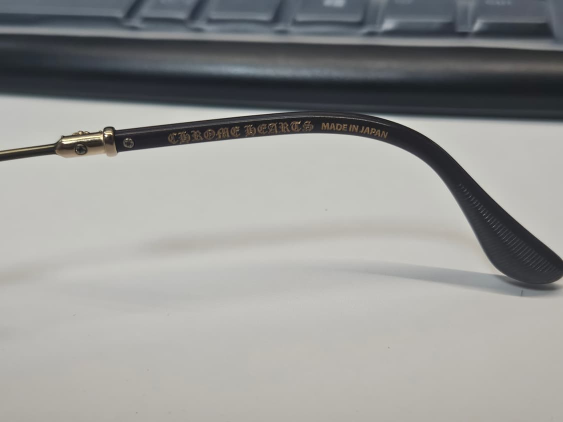 크롬하츠 프로스티드 반무테 안경 SND/CLB (S급) 상품이미지7