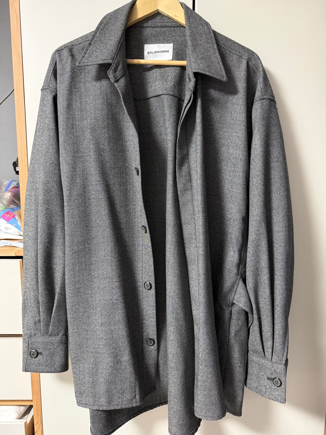 솔리드옴므 셔츠자켓  (오버셔츠) 남성 100 상품이미지1