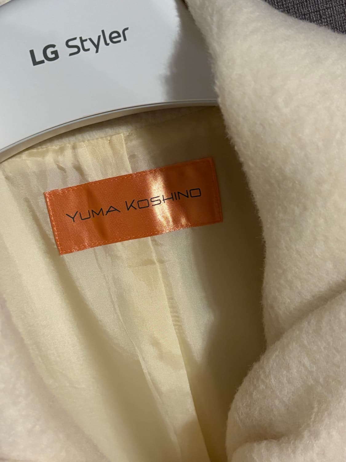 YUMA KOSHINO 디테일이 예쁜 아이보리 코트 JAPAN 상품이미지2