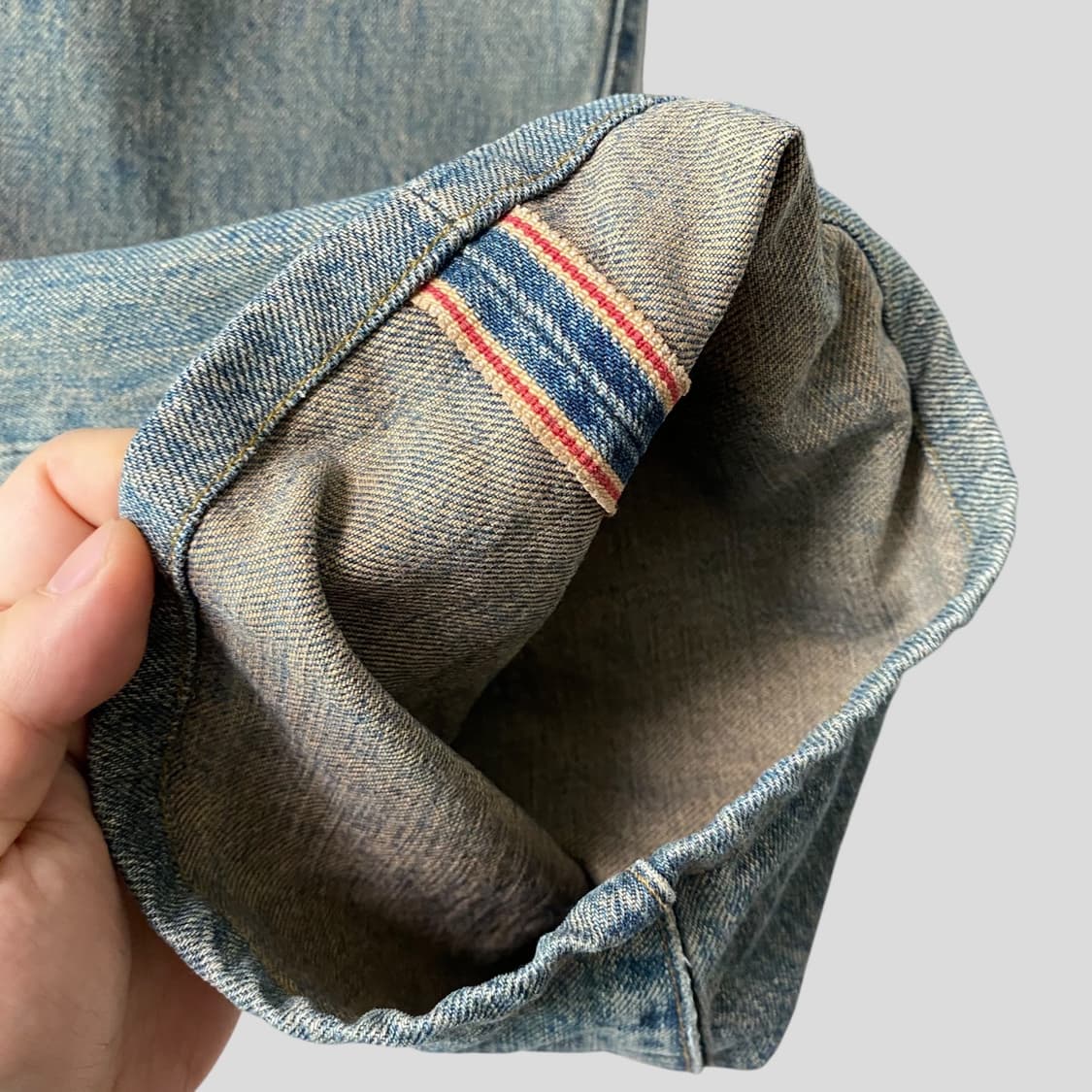 (29)WRANGLER 랭글러 M1721 블루벨 셀비지 데님 청바지 상품이미지8