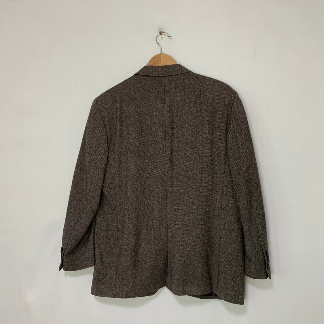 DAKS 캐시미어 혼방 블레이저 브라운 정장 자켓 빈티지 남성 상품이미지3