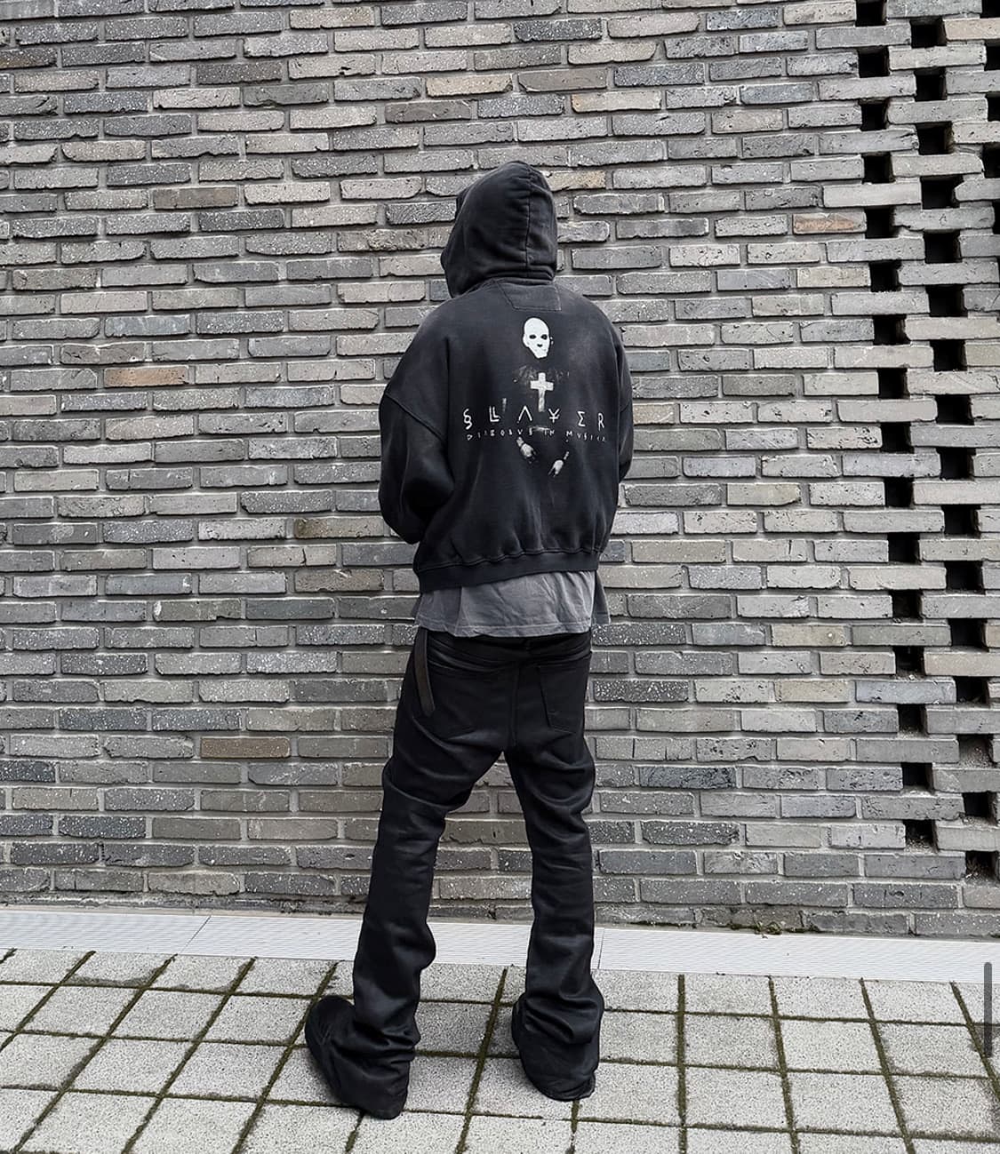 언더마이카 Mu.158 왁스 코티드 플레어 진 상품이미지1