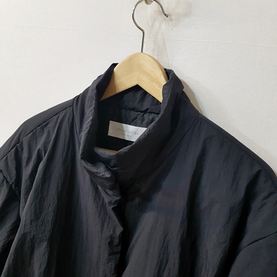 chocol raffine 슬림 패딩 코트 블랙 상품이미지2