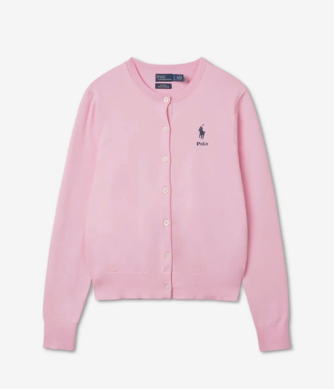 폴로랄프로렌 핑크캡슐컬렉션 코튼 블렌드 가디건 상품이미지4