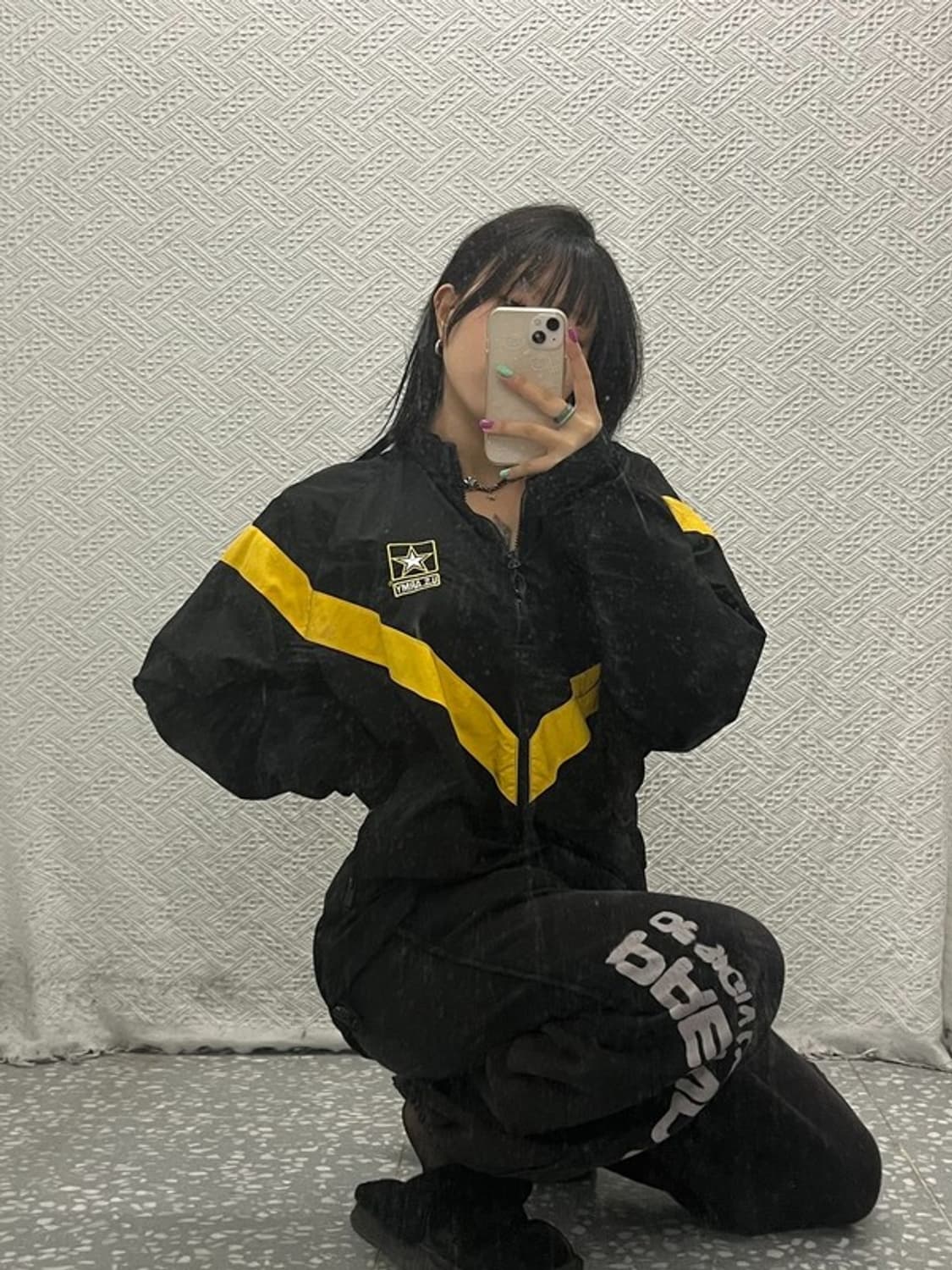 US ARMY APFU 올드스쿨 미군 바람막이 자켓 M C06768 상품이미지1