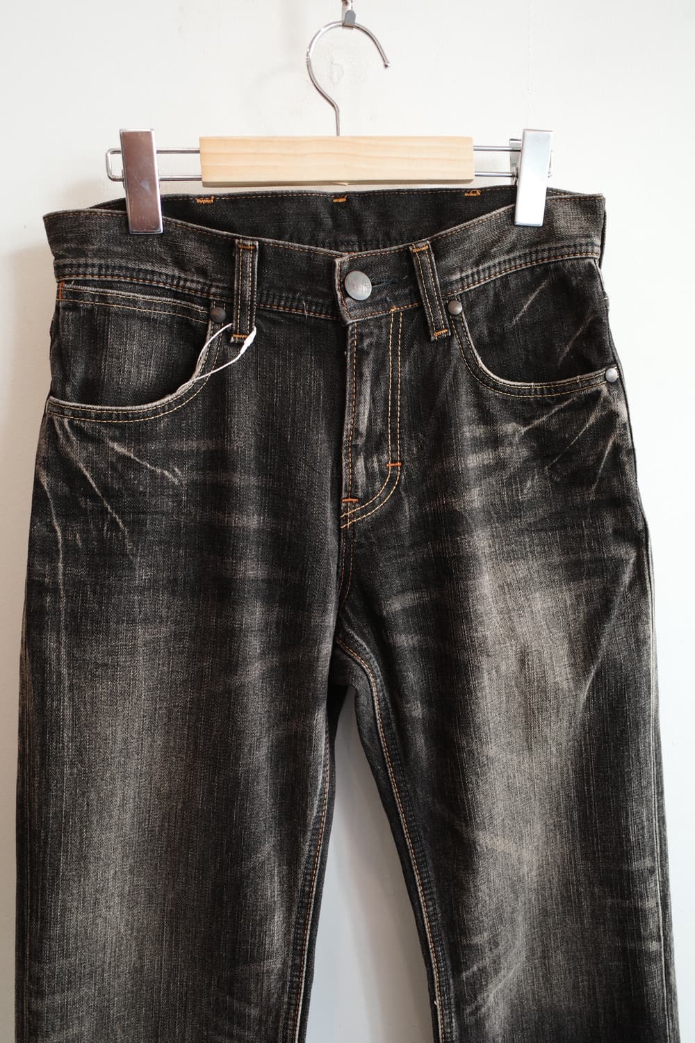 Wrangler 랭글러 흑청 데님팬츠 (29인치)  상품이미지2